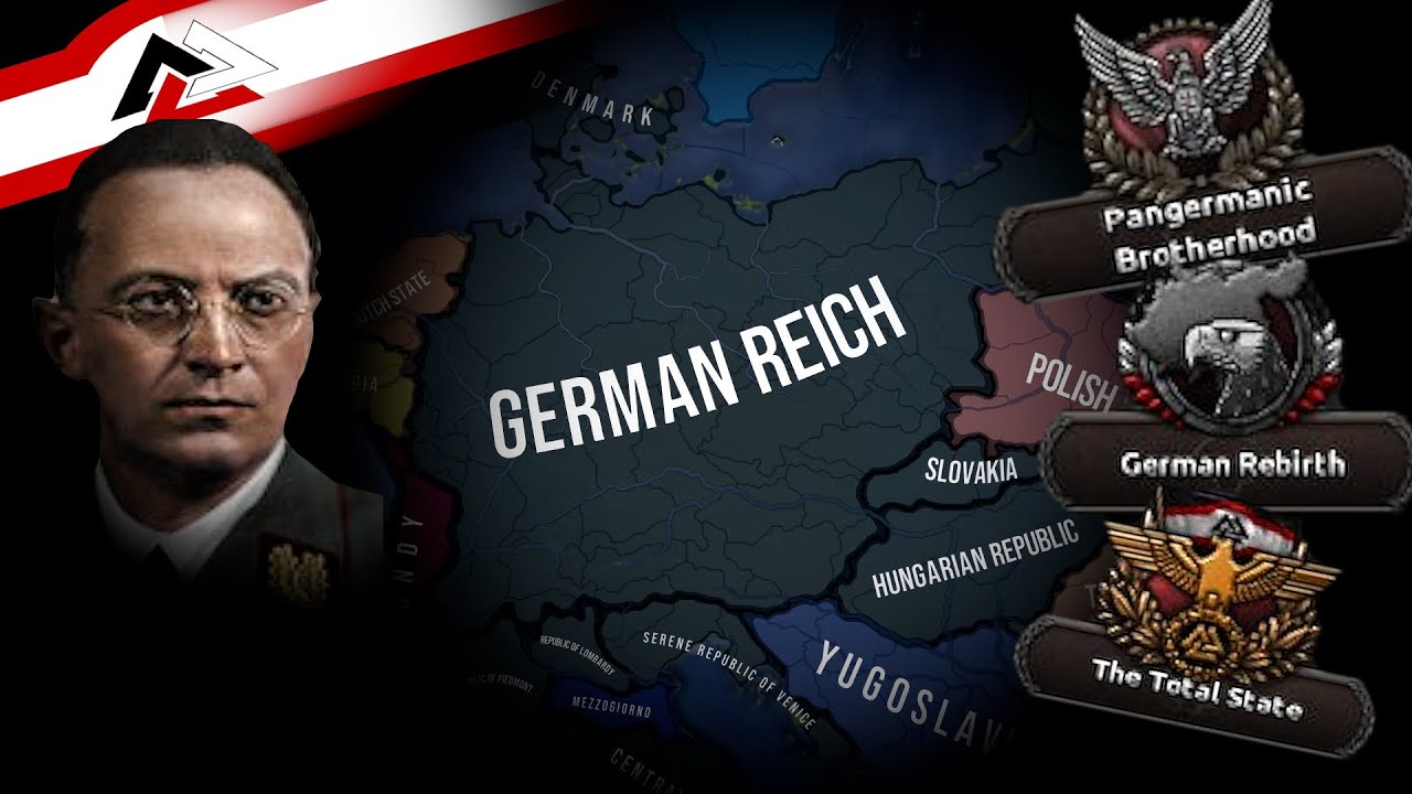 What if Germany Lost WW1? - HOI4 + Fuhrerreich mod Timelapse