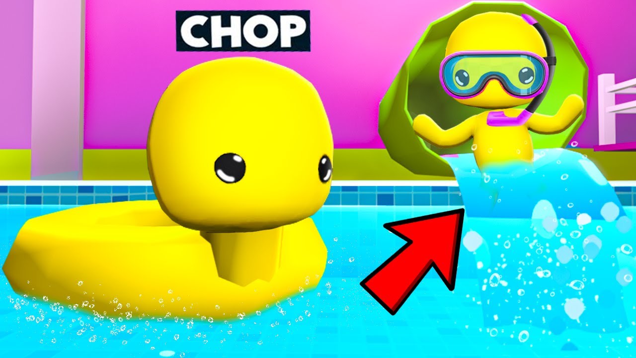 WOBBLY LIFE CHOP WAS HIDING AS AN INFLATABLE IN HIDE & SEEK