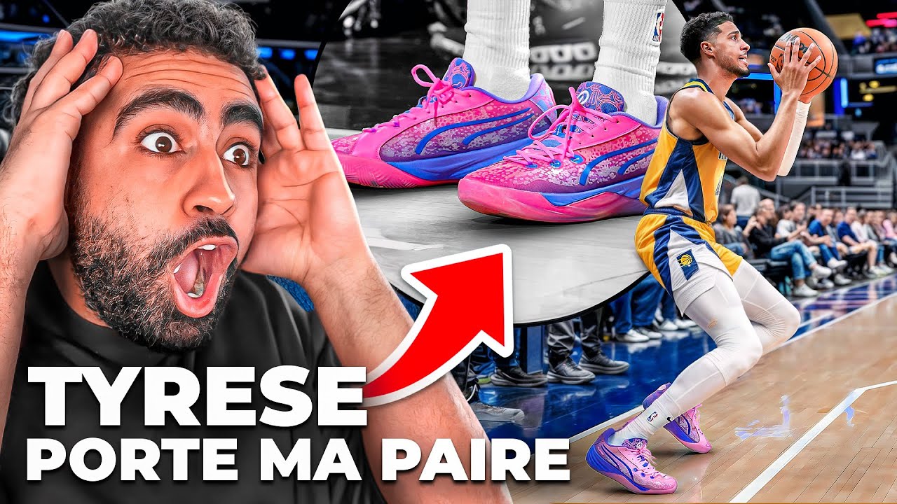 TYRESE HALIBURTON PORTE MA PAIRE EN MATCH NBA 😱
