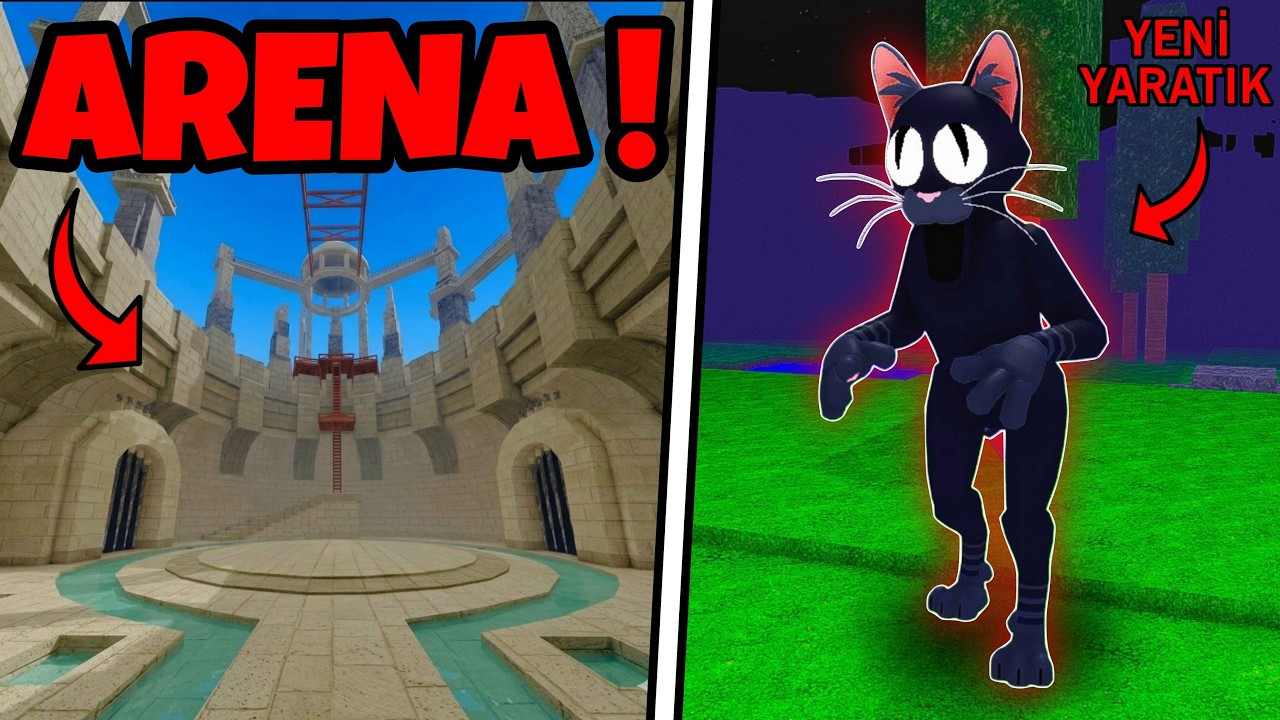 YENİ KEDİ CANAVARI ?? ARENA GÜNCELLEMESİ EFSANE OP! - Roblox Ormanda 99 Gece
