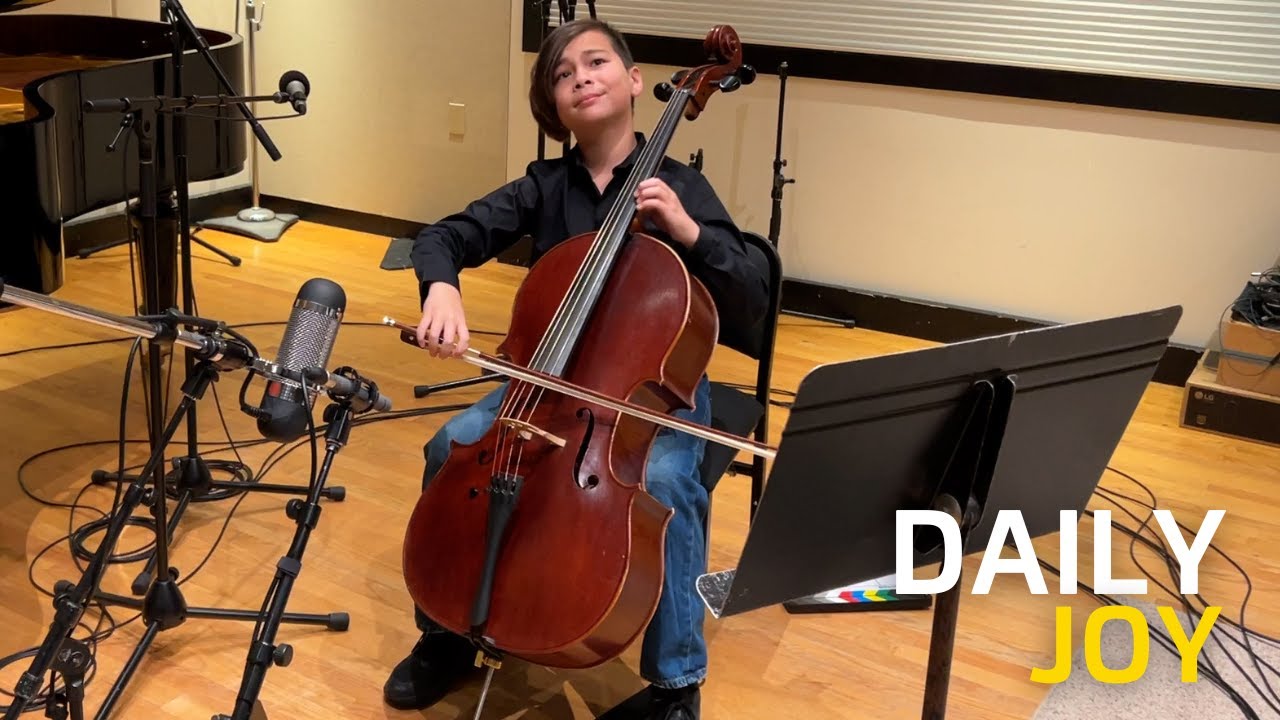 Saint-Saëns' The Swan from Carnival of the Animals performed by Cameron Renshaw! | Daily Joy