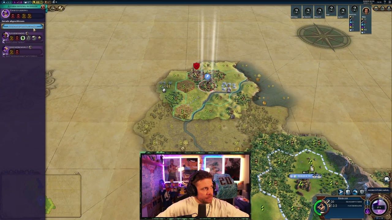 Sneaky Win beim Civ-Event von PietSmiet