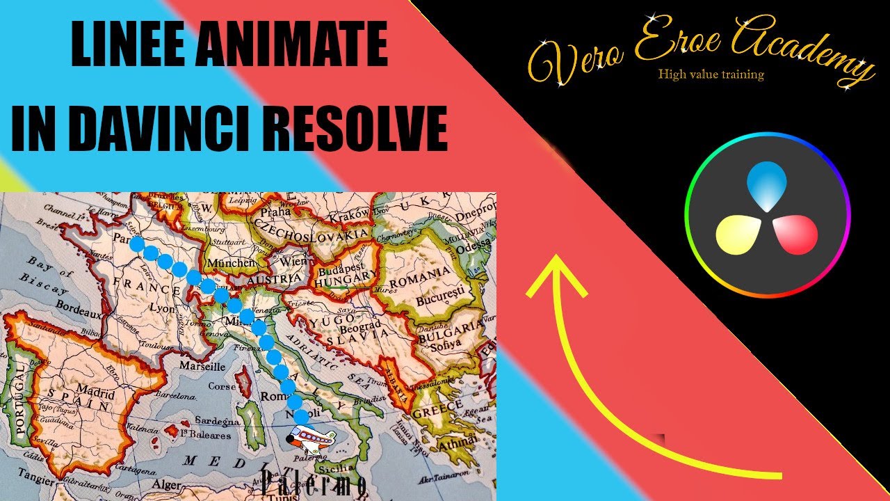 DAVINCI RESOLVE ITA - EFFETTO LINEE ANIMATE