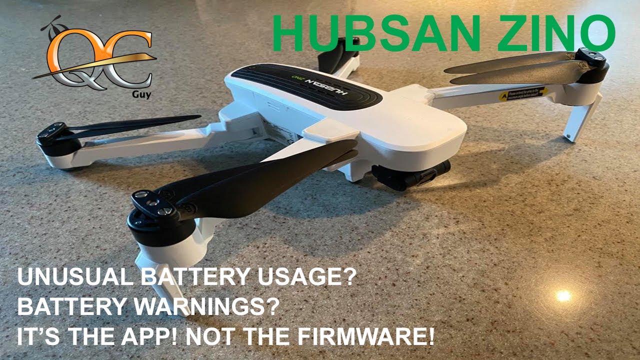 HUBSAN ZINO - UNUSUAL BATTERY USAGE & WARNINGS