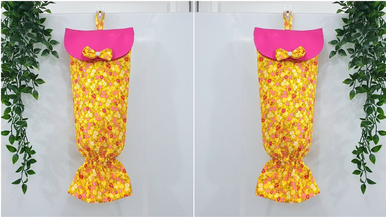 From Mess to Neat – Plastic Bag Dispenser DIY 💡