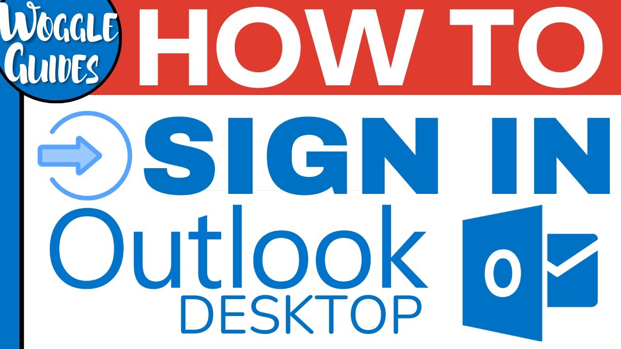 How to sign in to Outlook desktop