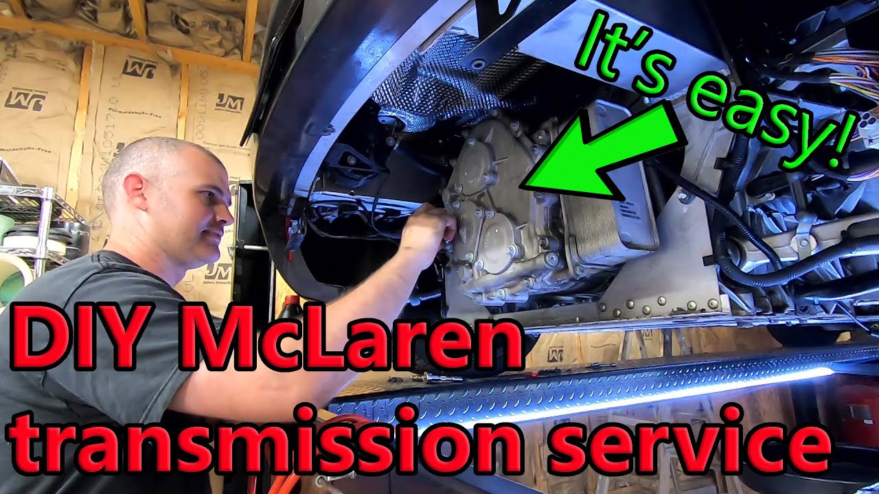 DIY McLaren transmission service, I saved THOUSANDS of dollars
