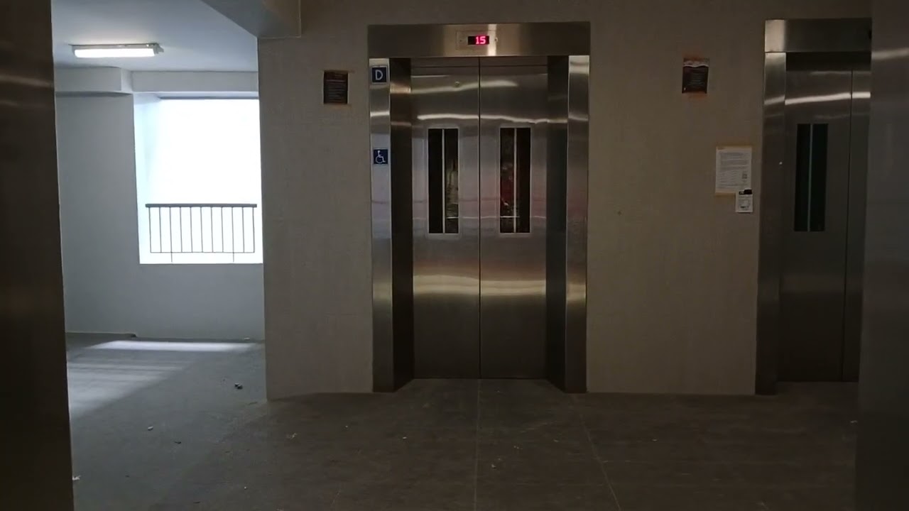 Block 965A Tampines GreenOpal BTO&ndash; 2024 SLRP Mitsubishi HDB BTO Batch 02 Elevators