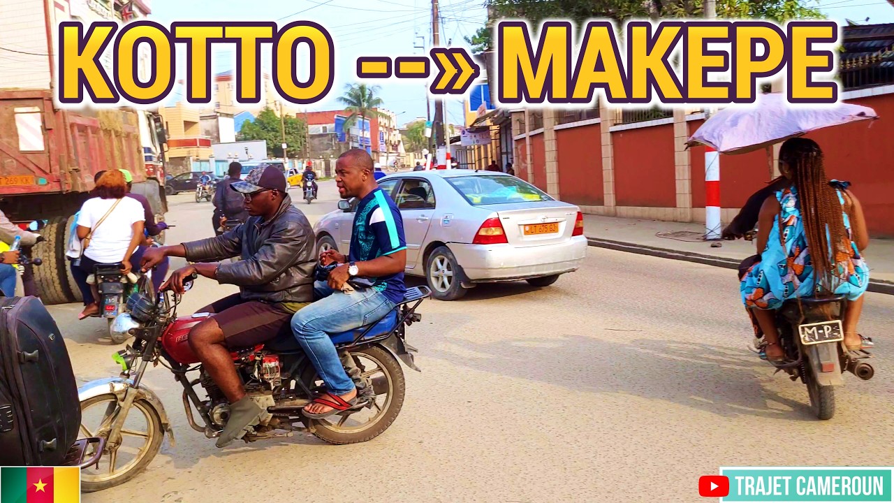 (DOUALA) de KOTTO à MAKEPE MISSOKE   - Trajet Cameroun