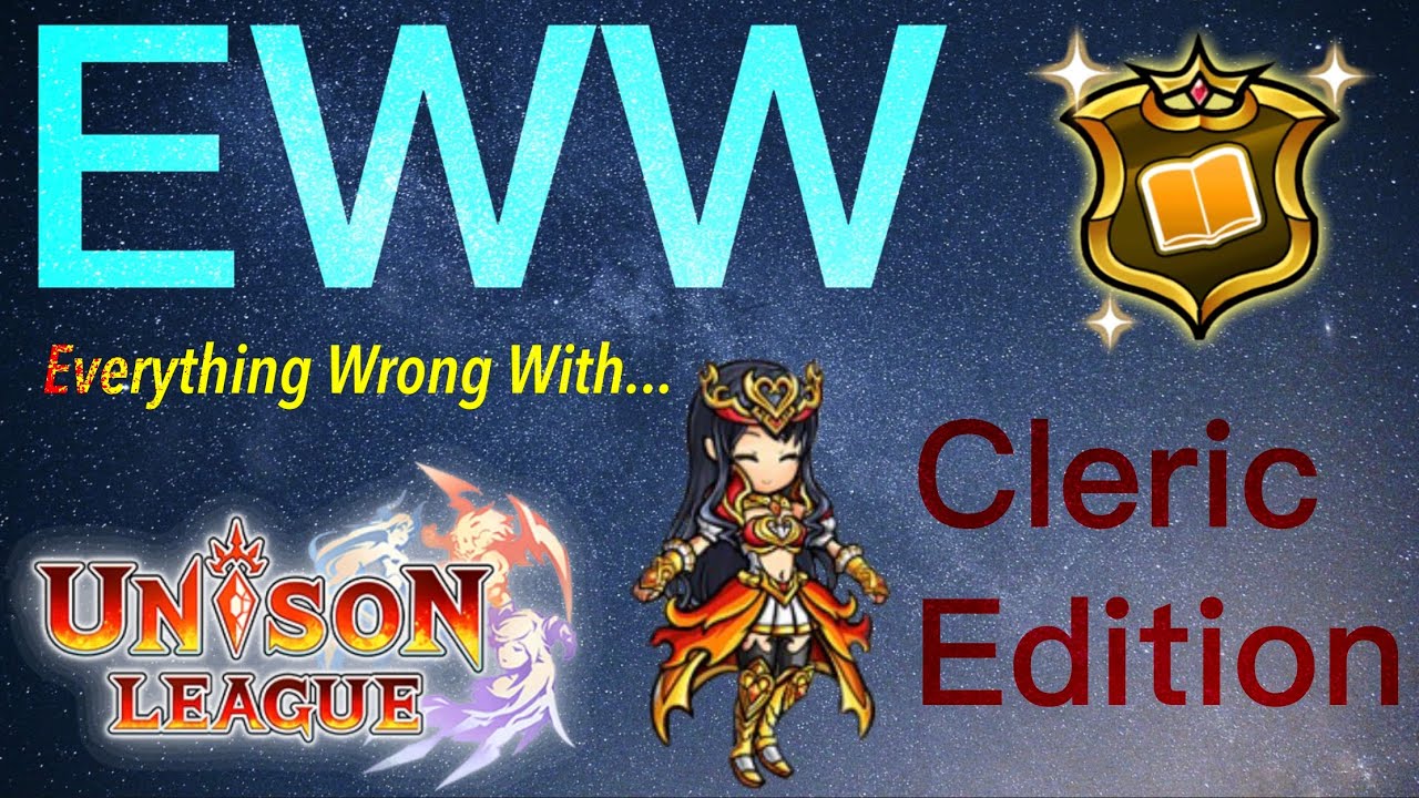 Everything Wrong With Playing A Cleric On Unison League