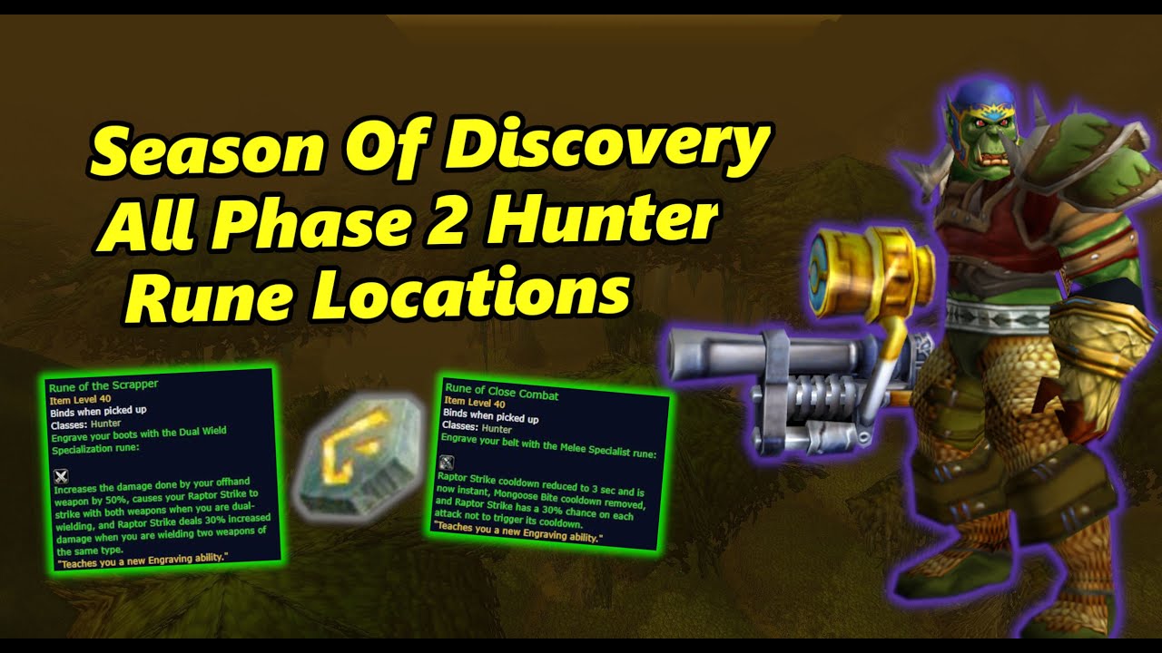 A Quick and Easy Guide To All Phase 2 Hunter Runes