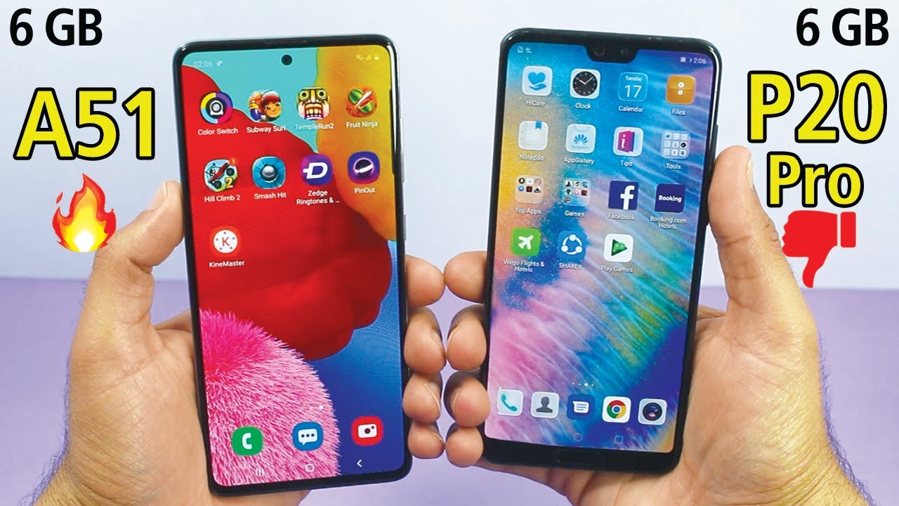 Samsung Galaxy A51 vs Huawei P20 Pro Speed Test - Which Should You Buy?🔥🔥