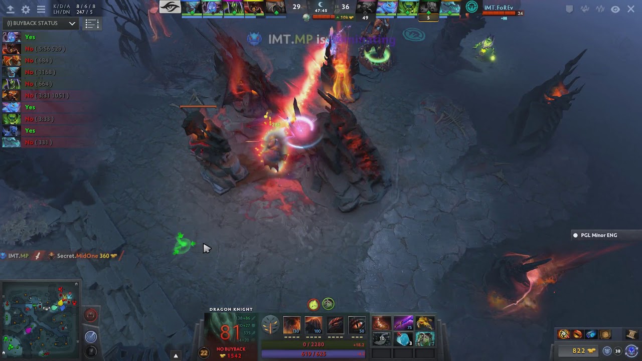 [Player Perspective ] Secret MidOne blinks in no Vision