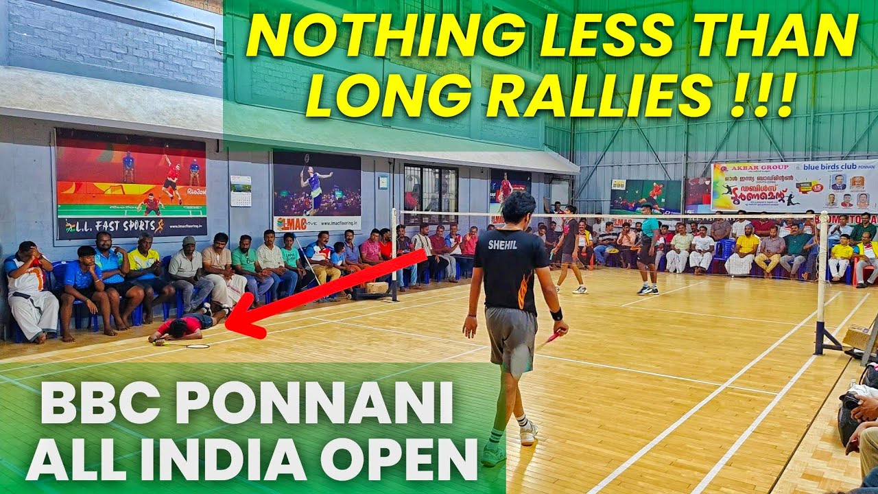 TEJAS/SHEHIL Vs DHILEEPAN/PURUSHOTHAMAN - ALL INDIA OPEN BADMINTON QUARTER | BBC PONNANI