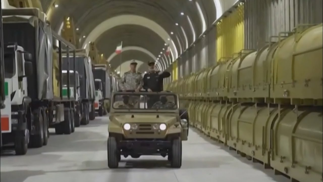Армия обороны Израиля обнаружила скрытые мегаполисы Ирана, расположенные под горами.