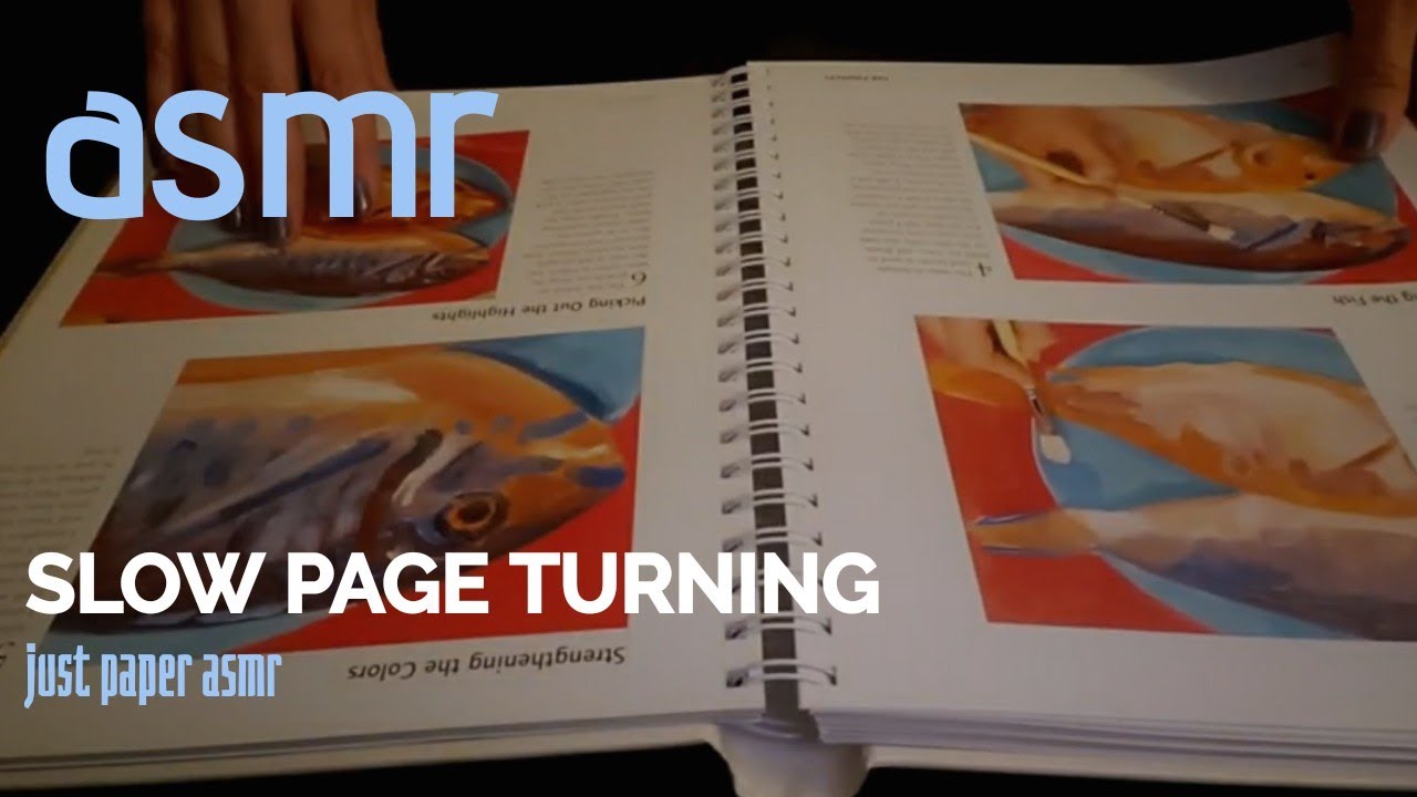 ASMR || Slow Page Turning though a Spiraled Book || Sleep and Relaxation || No Talking