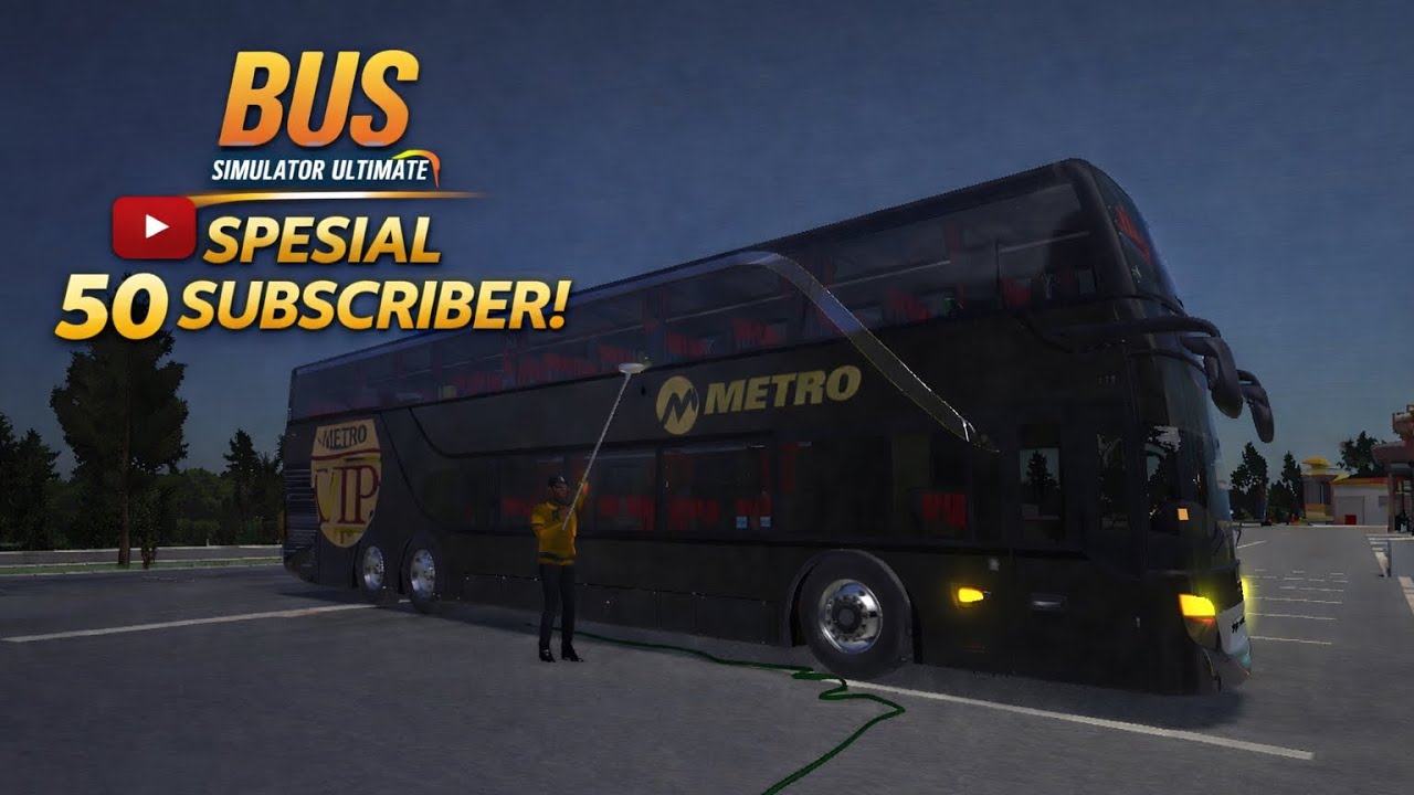 🚍 by SETRA TOPCLASS S 431 DT DOUBLE DECKER Bus Simulator Ultimate Indonesia #8