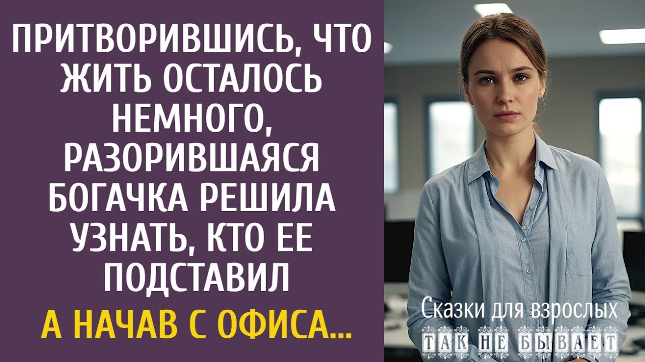 Притворившись, что жить осталось немного, разорившаяся богачка решила узнать, кто ее подставил…
