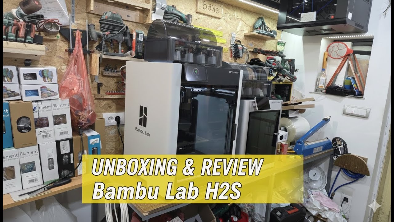 Unboxing & review Bambu Lab H2S Combo 3D Printer | Otpakivanje 3D štampača