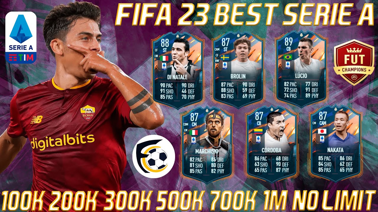 FIFA 23 BEST SERIE A TEAMS! FIFA 23 100K 200K 300K 500K 700K 1M SQUAD BUILDER WITH AI! #5