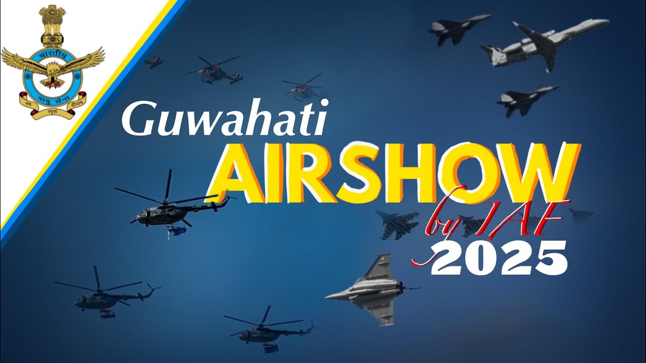 AIRSHOW by IAF at Guwahati 2025 on the occasion of their 93rd anniversary @IndianAirForce_mcc