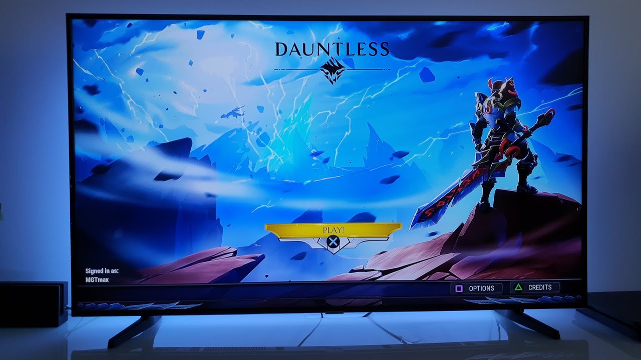 Dauntless PS4 gameplay | 4K TV