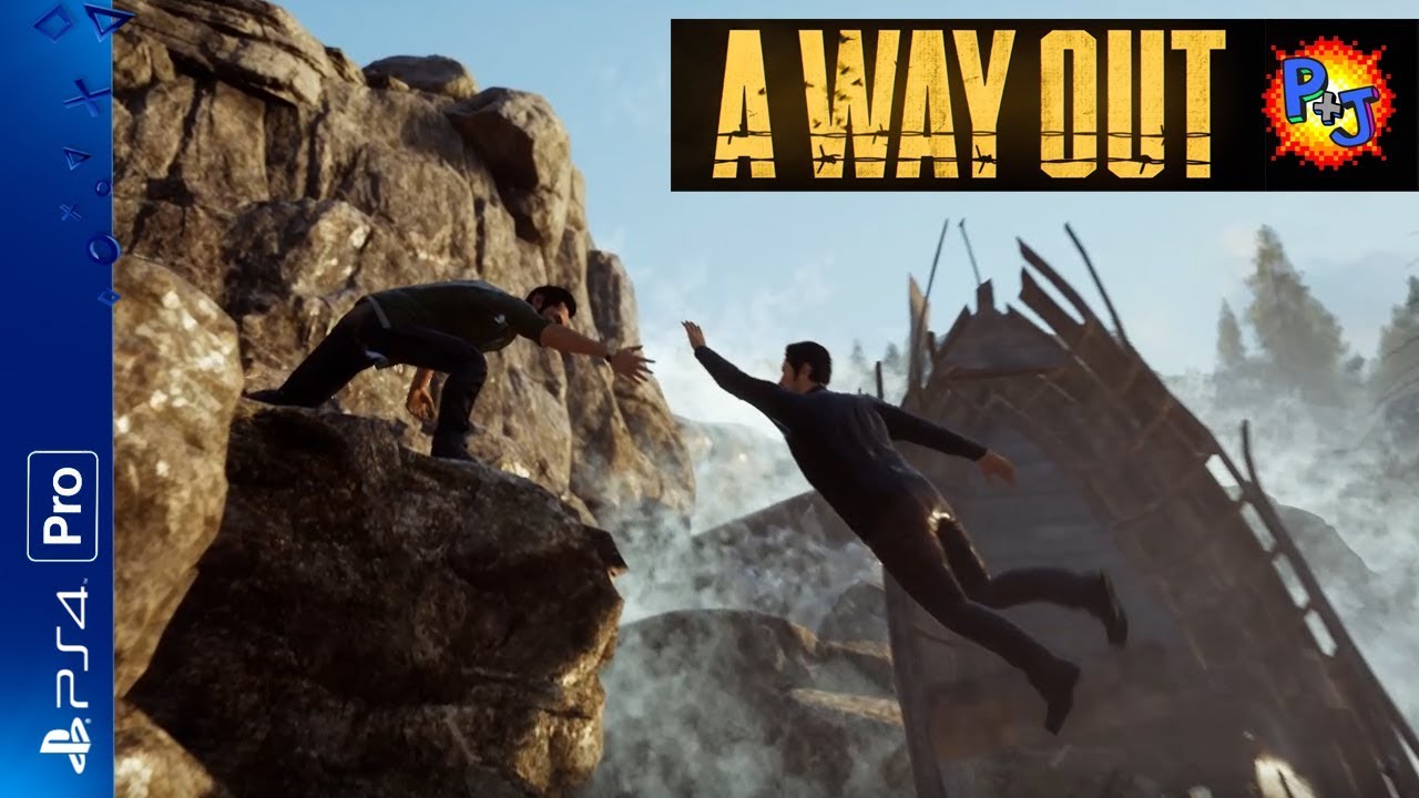 Let's Play A Way Out | PS4 Pro Local Co-op Multiplayer Gameplay | Walkthrough Part 4 (P+J)