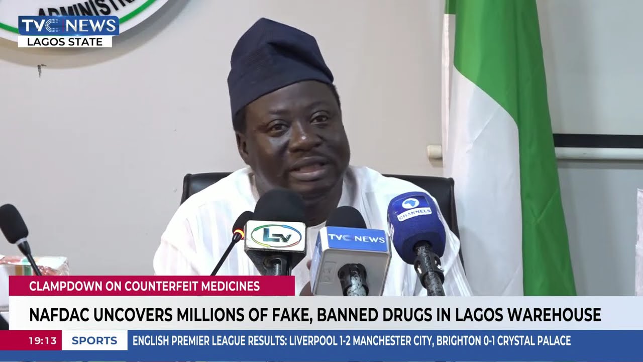 NAFDAC Uncovers Fake Drug Warehouse