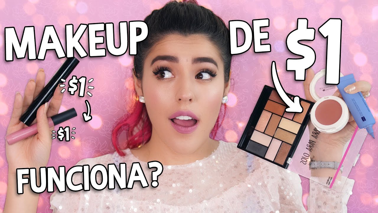 HAGO MI MAQUILLAJE CON  PRODUCTOS DE UN DÓLAR | LESSLIE  POLINESIA MUSAS
