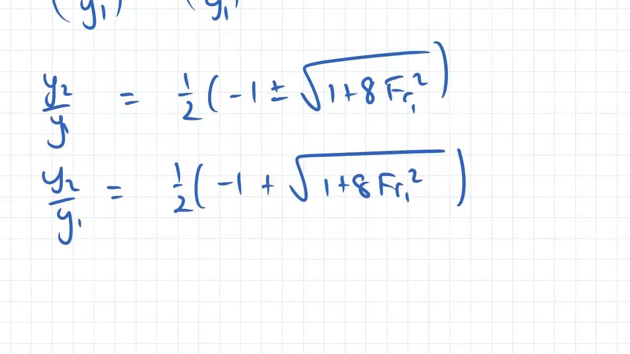 Hydraulic Jump Part 2 | Fluid Mechanics