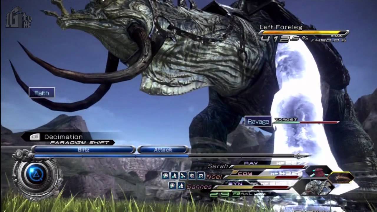 Gry.wp.pl - Rzut okiem - Final Fantasy XIII-2 - Gameplay z komentarzem