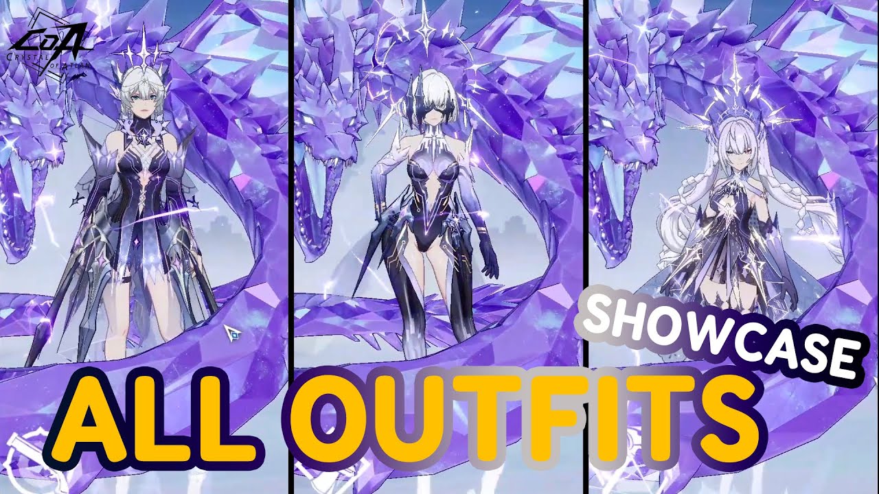 All Outfits in game showcase | Crystal of Atlan