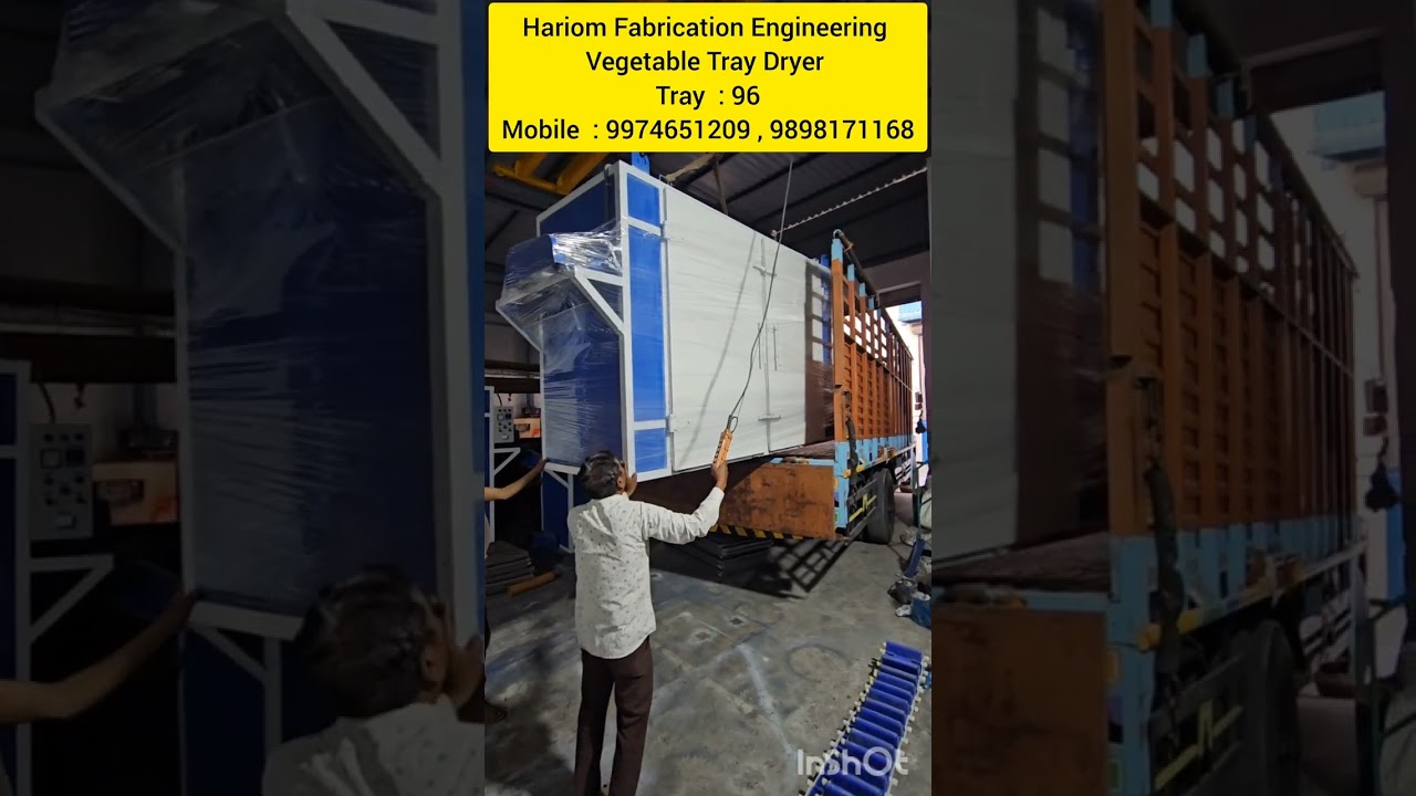 🕉Hariom Fabrication & Engineering, Vegetable Tray Dryer Machine, Mobile : 9974651209, 9898171158 