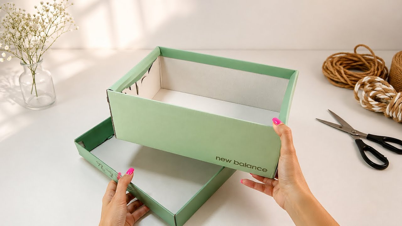 Don't Throw Away Shoe Boxes!! See WHAT You Can Make Them!! Recycling ideas😍