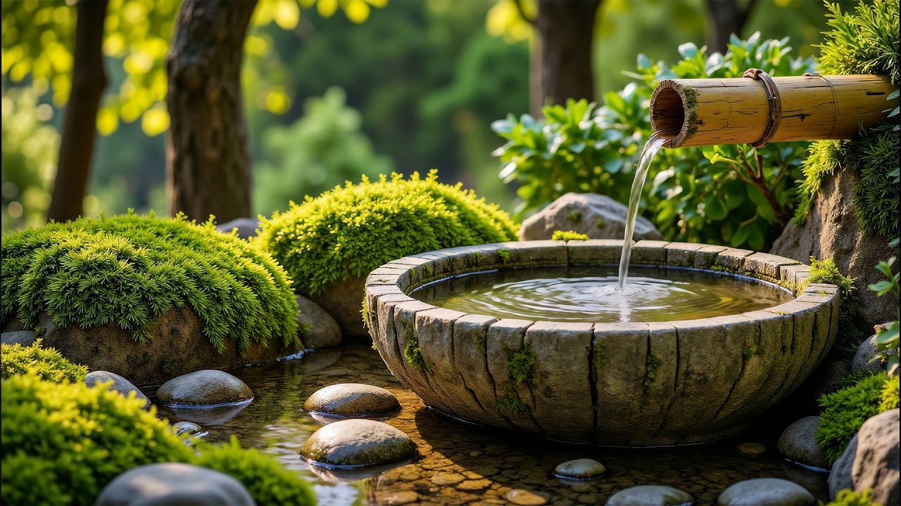 Успокаивающая фортепианная музыка с нежными звуками воды 🌿 Снимает тревогу и депрессию