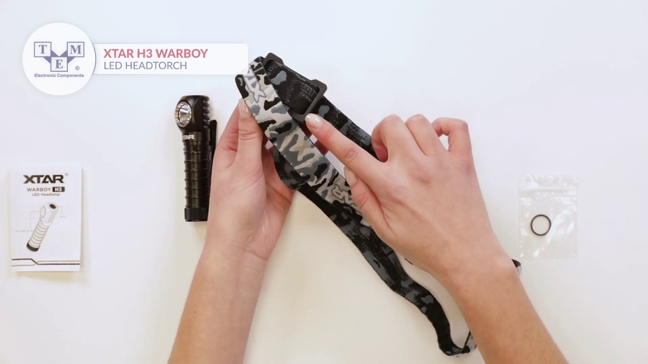 XTAR H3 WARBOY - Torch: LED headtorch - UNBOXING