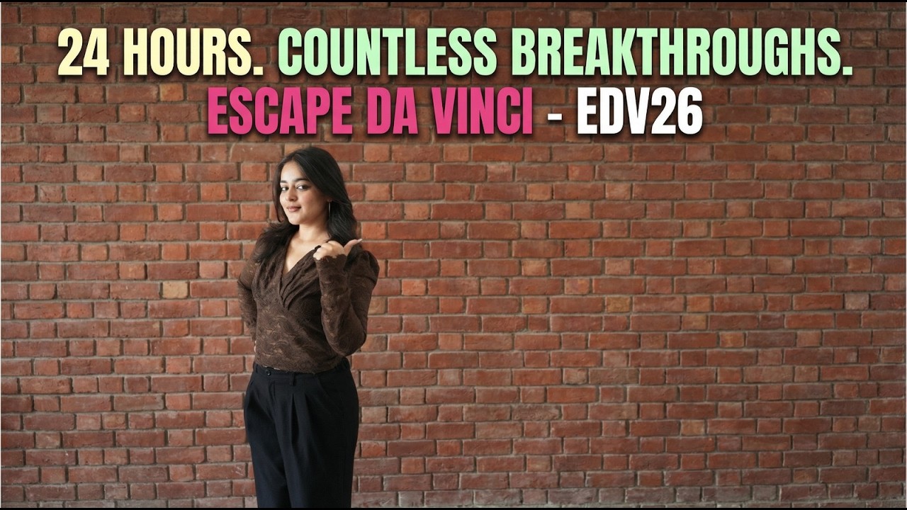 ESCAPE DA VINCI 2026 (EDV26) | National-Level Hackathon at CGC University, Mohali