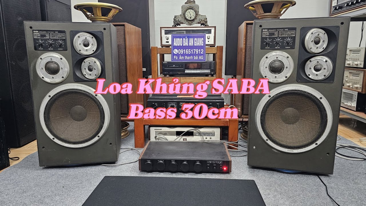 Khủng long Đức SABA Acoutics Monitor 140 cực vip! dành cho ae đam mê, Audio AG 0916517912