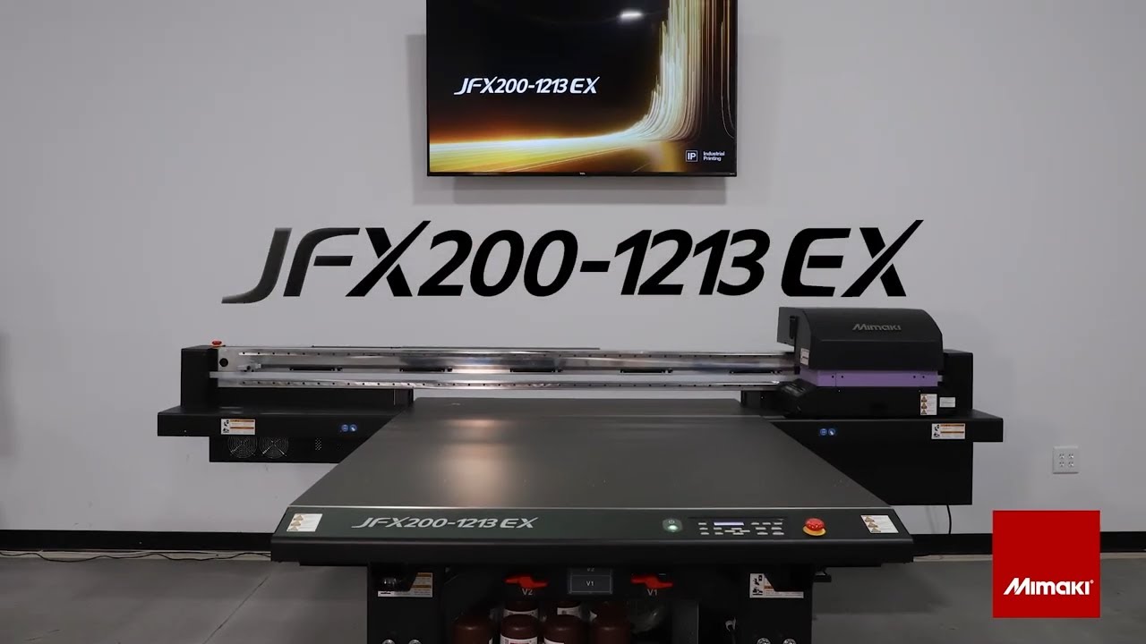 JFX200-1213 EX: Medium Format UV-LED Flatbed