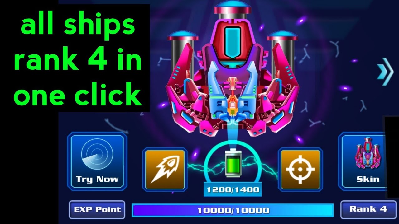 Alien shooter how to upgrade and evolve ships and how to rank up fast