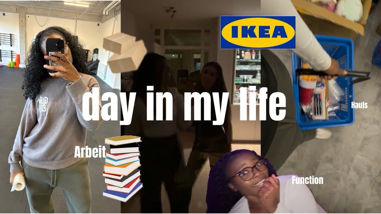 Random day in my life 📚📦💃🏾// Function,hauls,zimmer aufräumen 