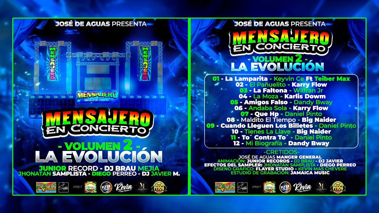 Maldito El Tiempo  [En Vivo] - Big Naider Ft Junior Records | Mensajero Volumen 2 - La Evolución