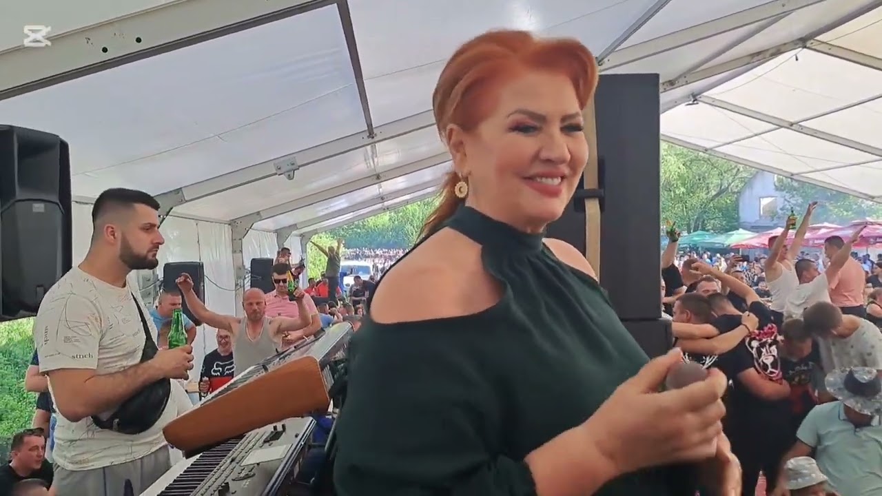 ČANA U KAKNJU ZAPALILA ŠATOR i KRAJISNIKE  S PJESMOM  ZA KRAJINU AMERIKA  ČULA