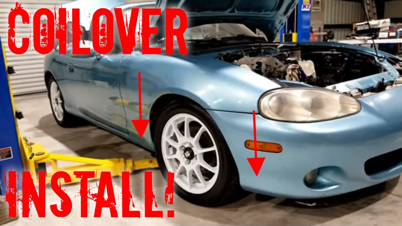 The $500 Miata gets LOW! - How to install TEIN Street Basis z coilovers