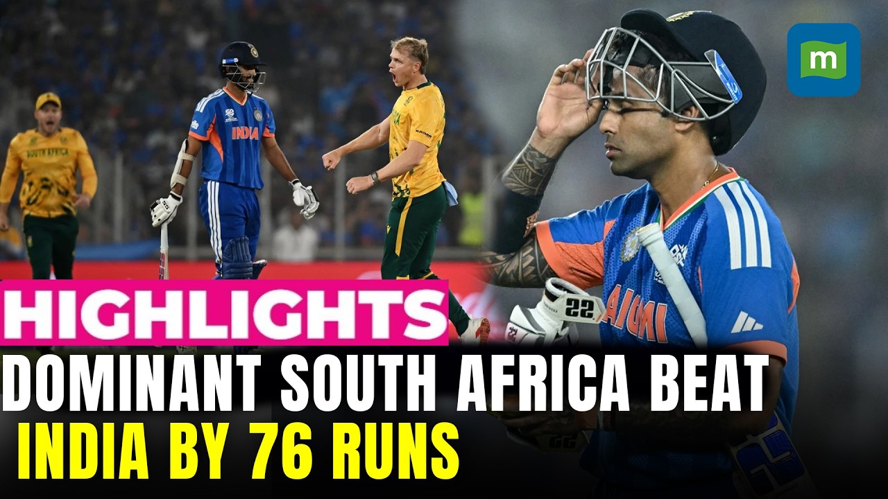 IND vs SA Highlights LIVE: South Africa Defeat India in T20 World Cup 2026 Clash | IND vs SA
