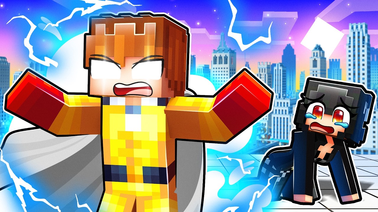 Becoming a PROTECTIVE ONE PUNCH MAN in Minecraft!