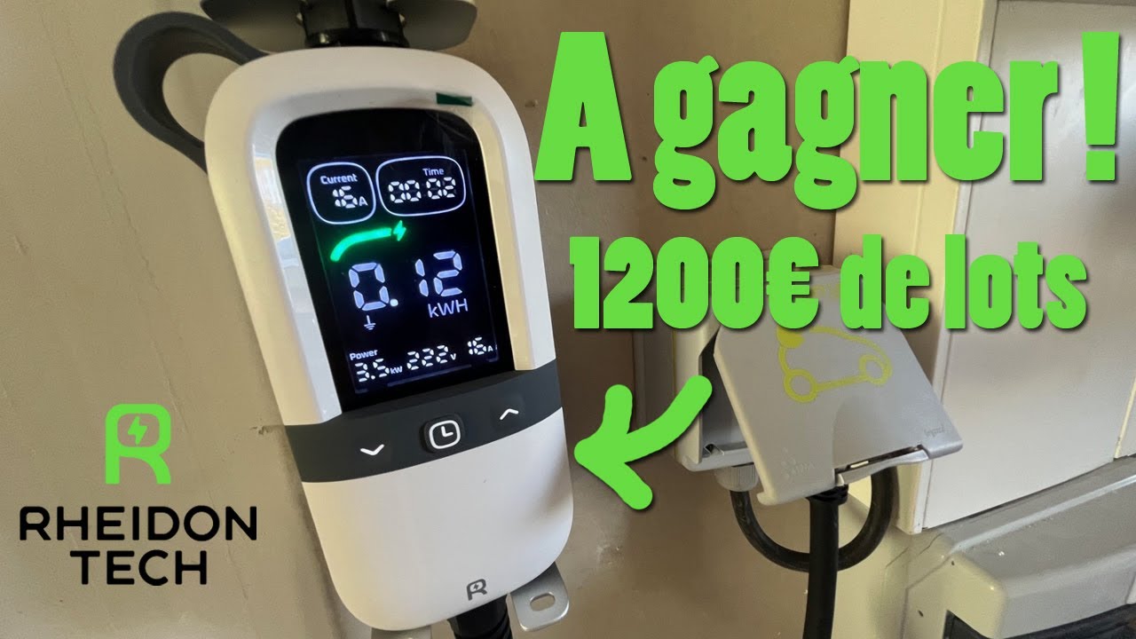 Pr&ecirc;t &agrave; gagner ? Chargeur mobile / borne de recharge Rheidon PC 200 ⚡🔌
