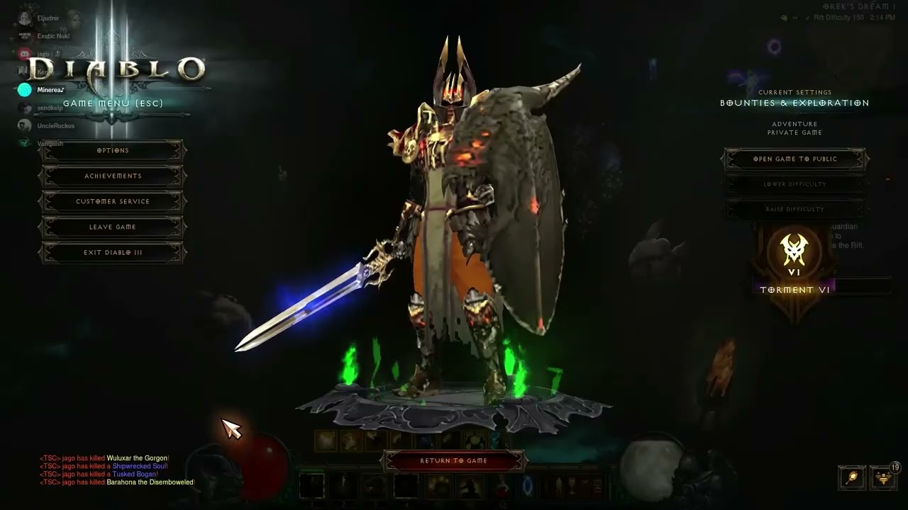Diablo 3 S28 Akkhan Condemn Crusader 150 7:55 R1 World