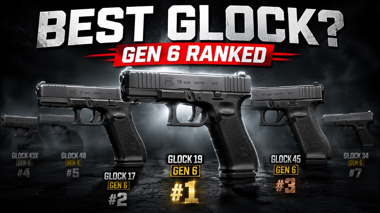 7 лучших пистолетов Glock от худшего к лучшему &mdash; обновление Gen 6, 2026 год