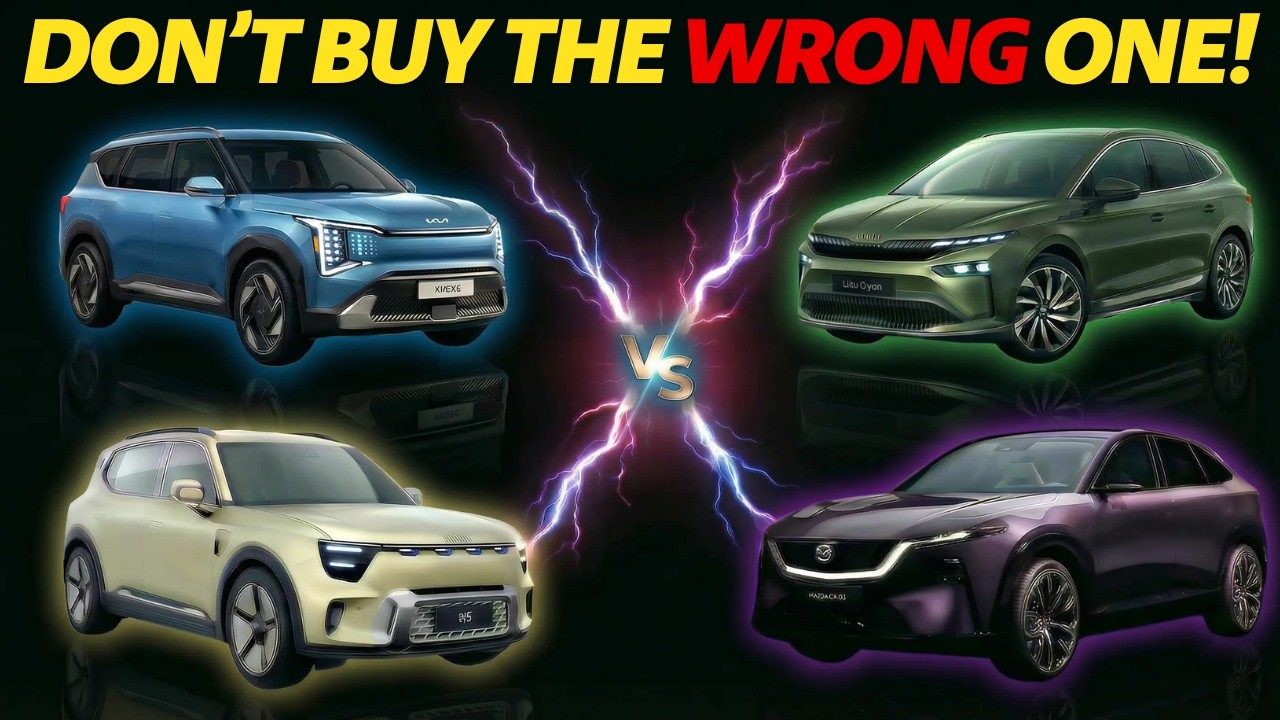 Kia EV5 2026 года против Skoda Enyaq против Smart 5 против Mazda CX-6e – запас хода, цена, простр...